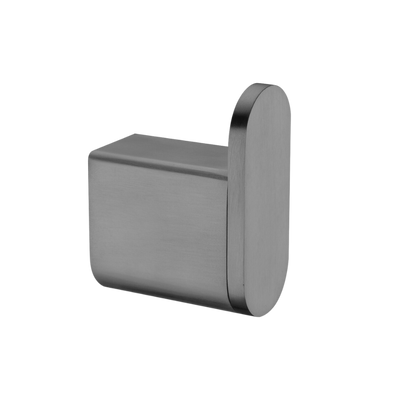 Nero Bianca Robe Hook Brushed Gunmetal