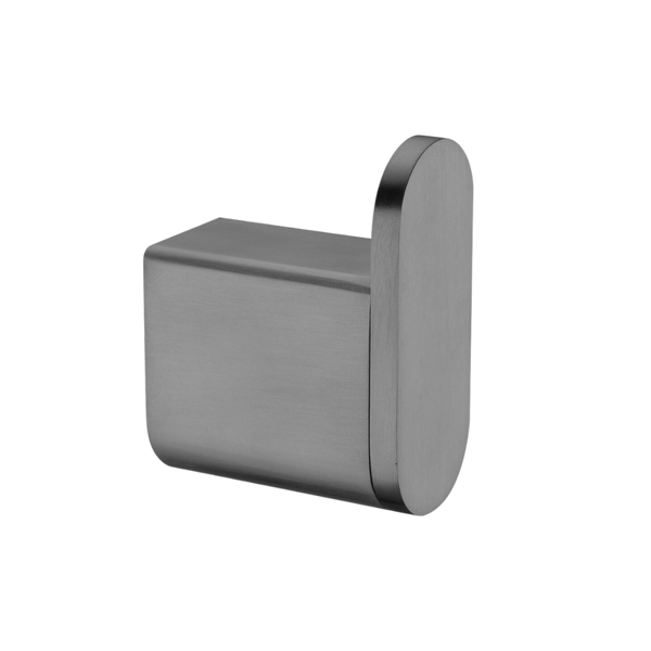 Nero Bianca Robe Hook Brushed Gunmetal