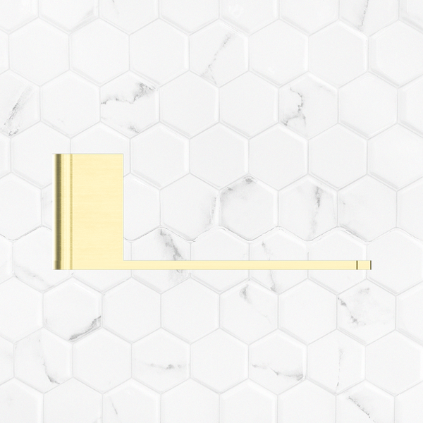 Nero Bianca Toilet Roll Holder Brushed Gold