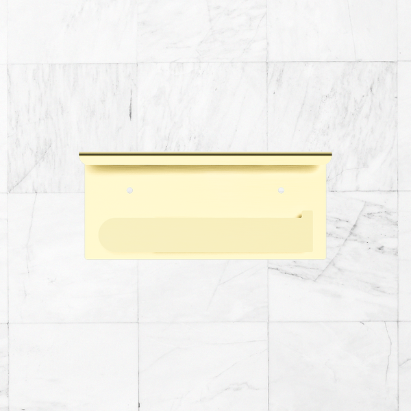 Nero Bianca Toilet Roll Holder with Phone Holder Brushed Gold