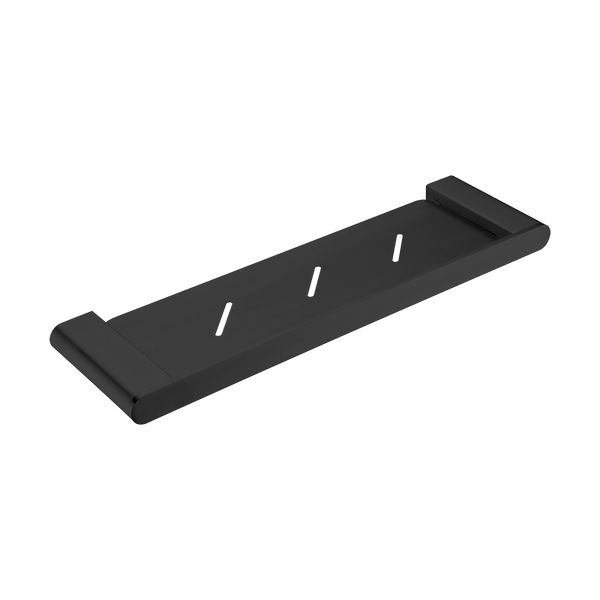 Nero Bianca Metal Shower Shelf Matte Black