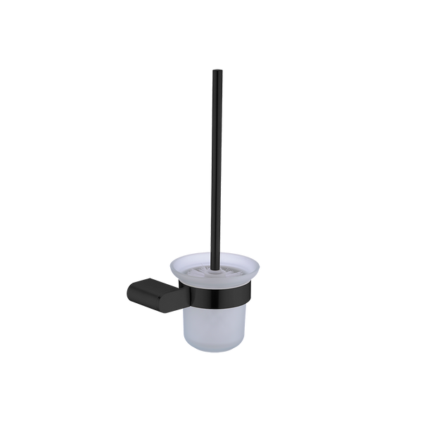 Nero Bianca Toilet Brush Holder Matte Black