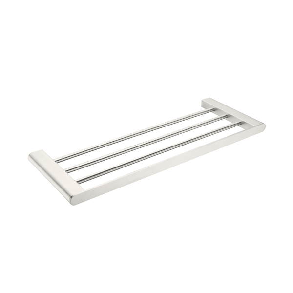 Nero Bianca Towel Rack Brushed Nickel