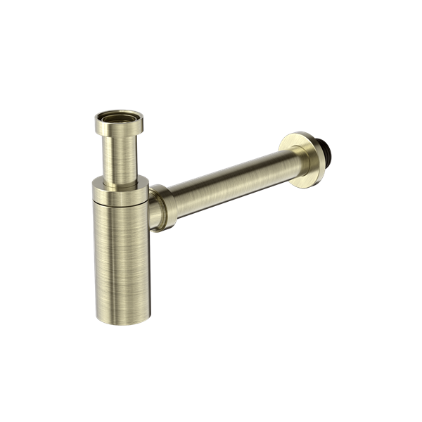 Nero 40mm Round Bottle Trap Aged Brass