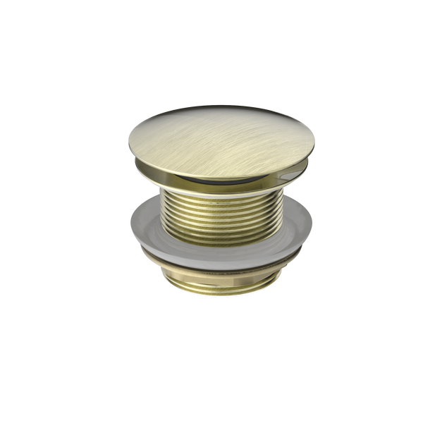 Nero 40mm Bath Pop-Up Plug With Removabel Waste No Overflow Aged Brass