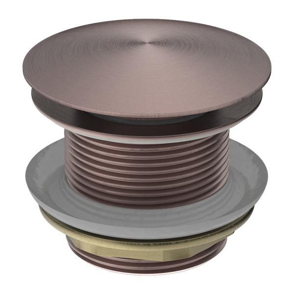 Nero 40mm Bath Pop-Up Plug With Removabel Waste No Overflow Brushed Bronze