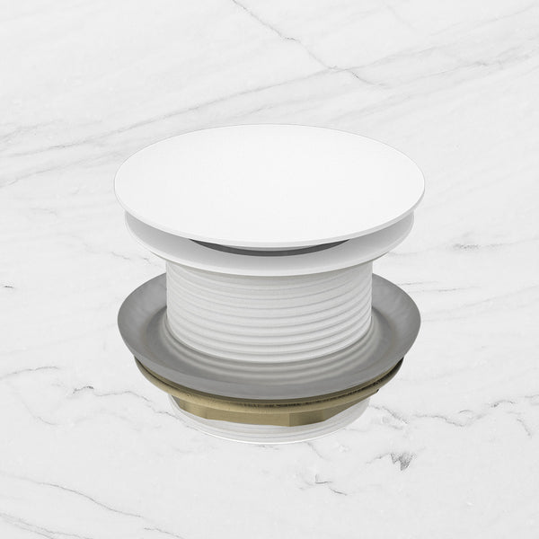 Nero 40mm Bath Waste Matte White