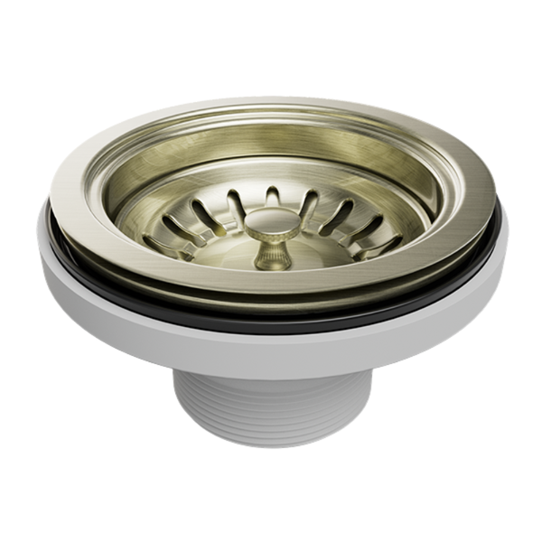 Nero Kitchen Sink Basket Waste Aged Brass