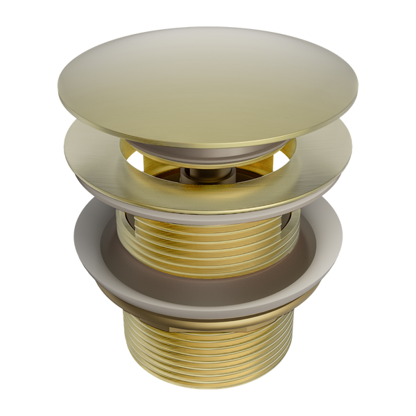Nero 40mm Pop Up Bath Waste with Overflow Brushed Gold