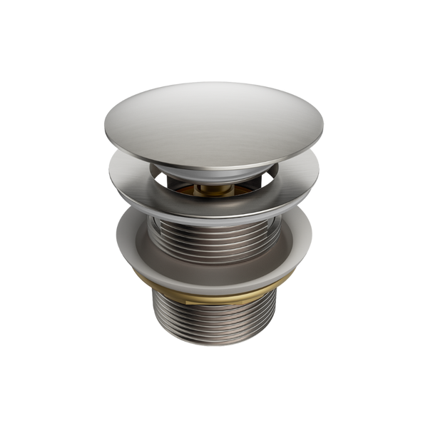 Nero 40mm Pop Up Bath Waste with Overflow Brushed Nickel