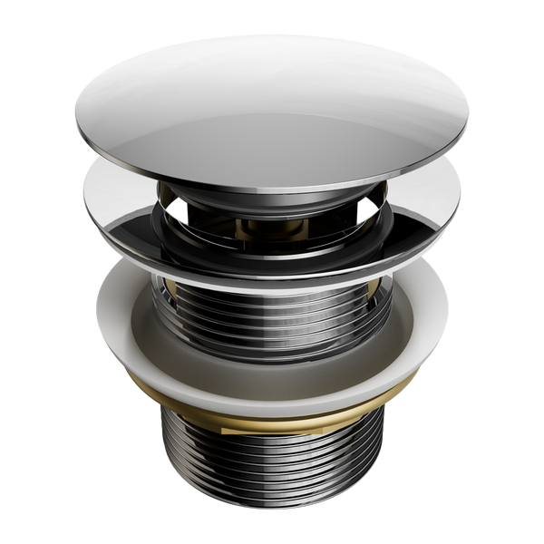 Nero 40mm Pop Up Bath Waste with Overflow Chrome