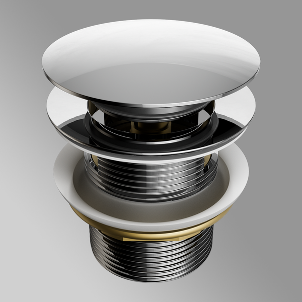 Nero 40mm Pop Up Bath Waste with Overflow Chrome