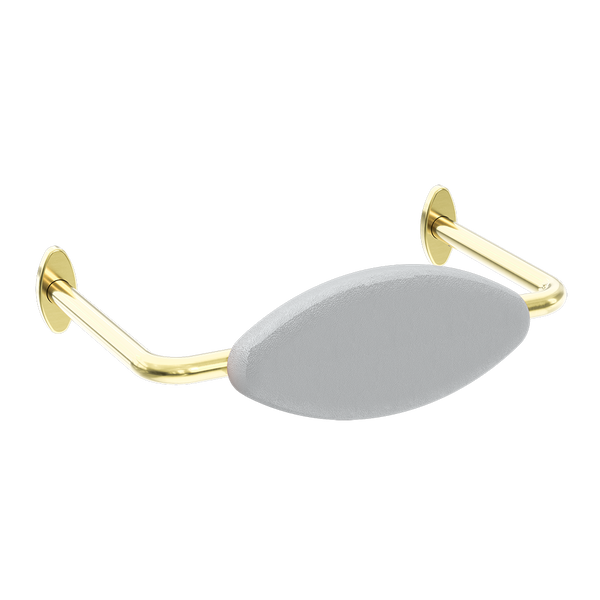 Nero Mecca Care DDA Toilet Backrest Brushed Gold