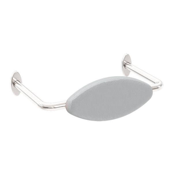 Nero Mecca Care DDA Toilet Backrest Brushed Nickel