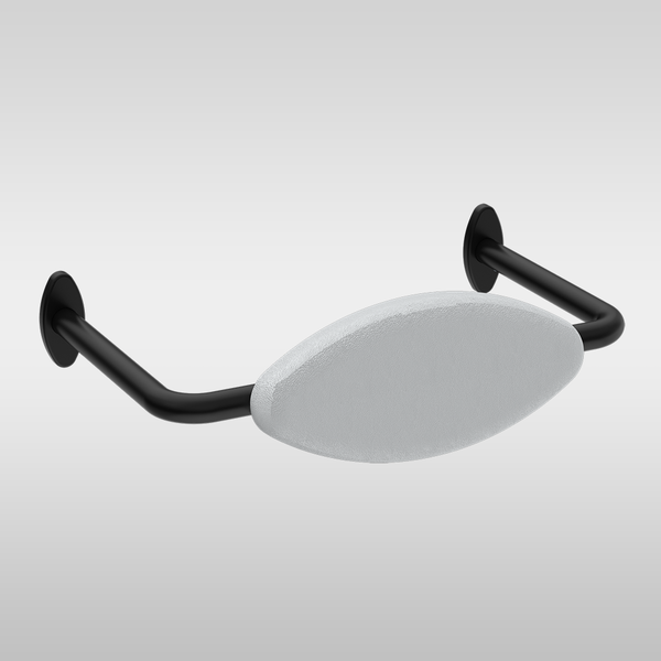 Nero Mecca Care DDA Toilet Backrest Matte Black