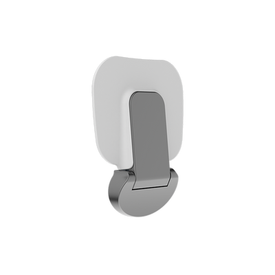 Mecca Care Shower Seat 400x330mm Brushed Gunmetal
