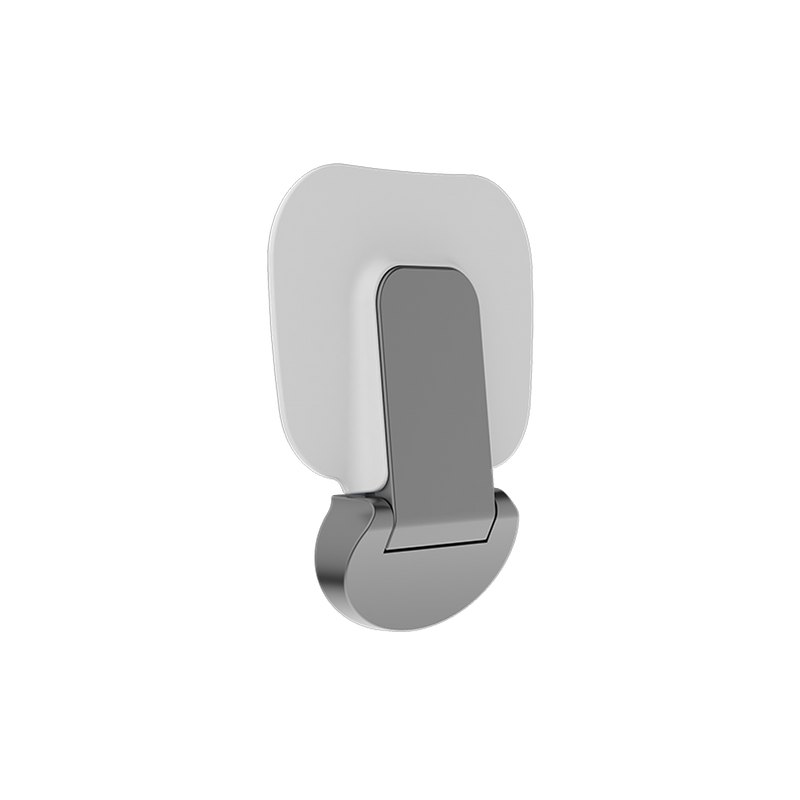 Mecca Care Shower Seat 400x330mm Brushed Gunmetal