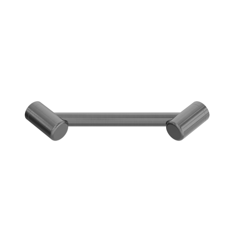 Mecca Care 25mm Footrest Corner Grab Rail 215mm Brushed Gunmetal