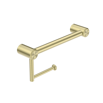 Mecca Care 25mm Toilet Roll Rail 300mm Brushed Gold