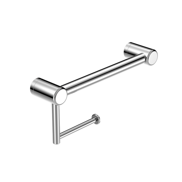 Nero Mecca Care 25mm Toilet Roll Rail 300mm Chrome