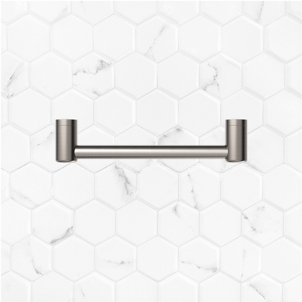 Nero Mecca Care 25mm Grab Rail 300mm Brushed Nickel