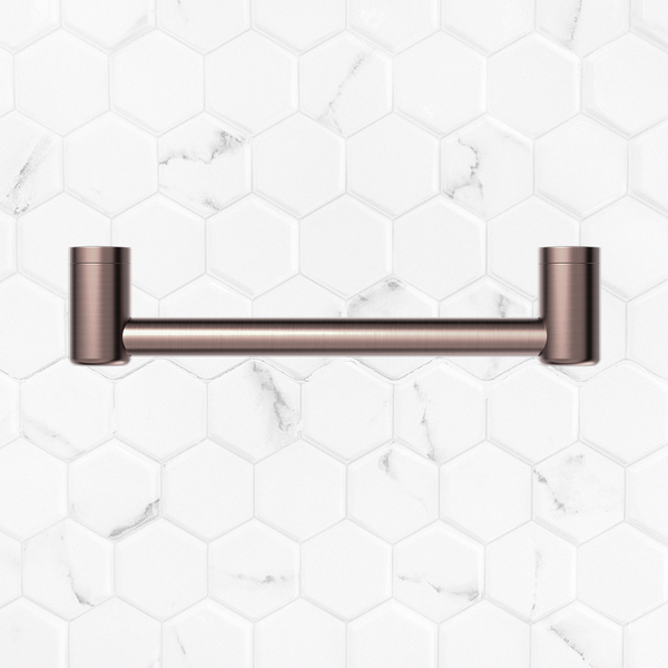 Nero Mecca Care 25mm Grab Rail 300mm Brushed Bronze