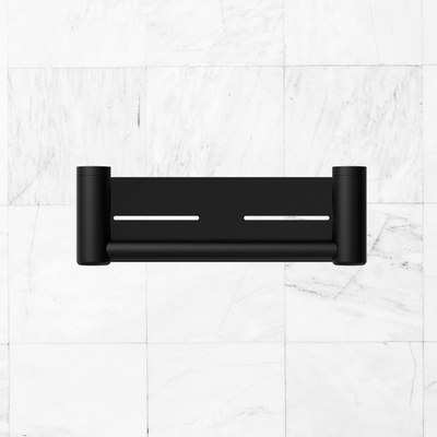 Mecca Care 25mm Grab Rail with Shelf 300mm Matte Black