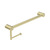 Nero Mecca Care 25mm Toilet Roll Rail 450mm Brushed Gold