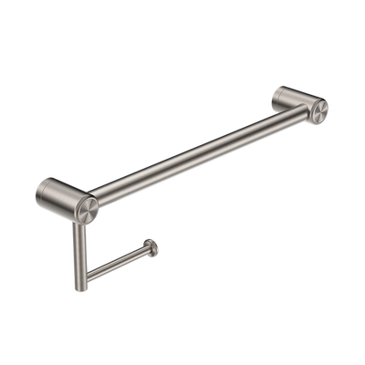 Mecca Care 25mm Toilet Roll Rail 450mm Brushed Nickel