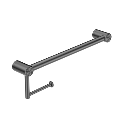 Mecca Care 25mm Toilet Roll Rail 450mm Brushed Gunmetal