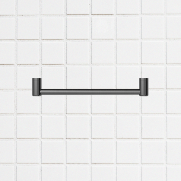 Nero Mecca Care 25mm Grab Rail 450mm Brushed Gunmetal