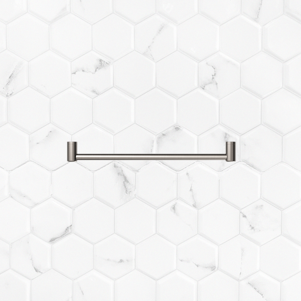 Nero Mecca Care 25mm Grab Rail 600mm Brushed Nickel