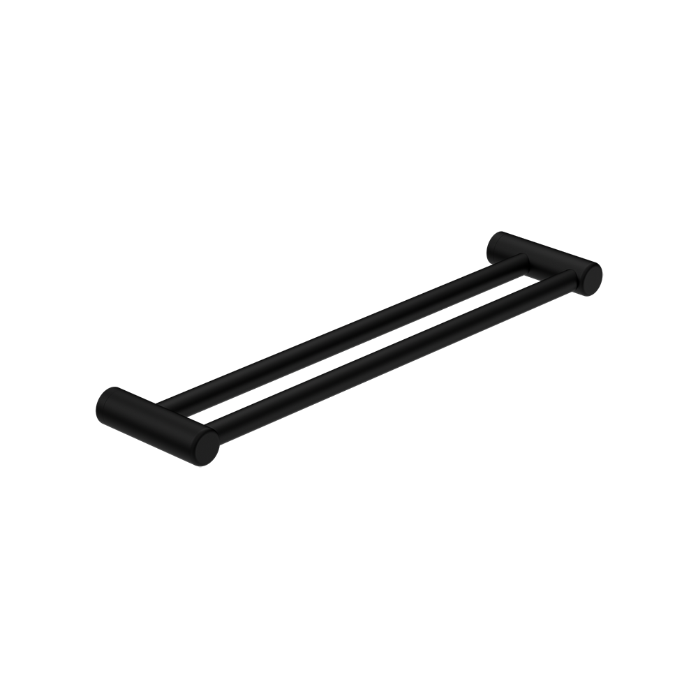 Nero Mecca Care 25mm Double Towel Grab Rail 600mm Matte Black Buildmat nero-mecca-care-25mm-double-towel-grab-rail-600mm-matte-black-buildmat