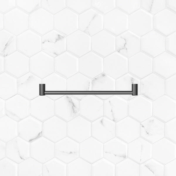 Nero Mecca Care 25mm Grab Rail 600mm Brushed Gunmetal