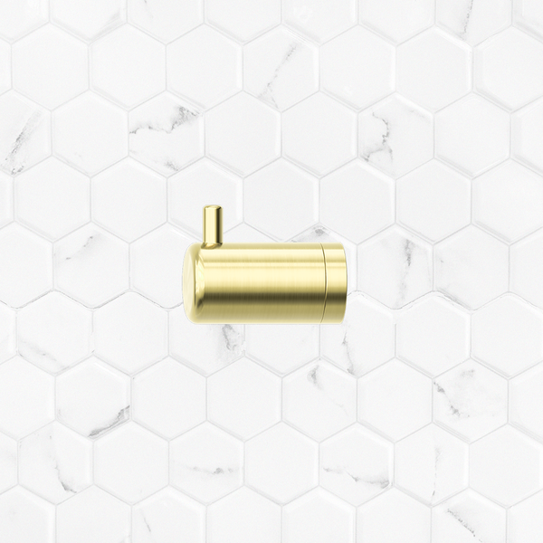 Nero Mecca Care 25mm Wall Hook Brushed Gold