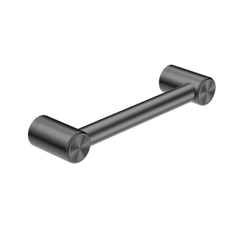 Mecca Care 32mm Grab Rail 300mm Brushed Gunmetal