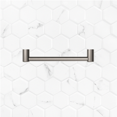 Mecca Care 32mm Grab Rail 450mm Brushed Nickel