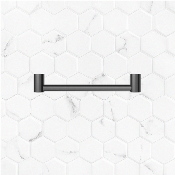 Nero Mecca Care 32mm Grab Rail 450mm Brushed Gunmetal