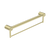 Nero Mecca Care 32mm Grab Rail with Towel Holder 600mm Brushed Gold