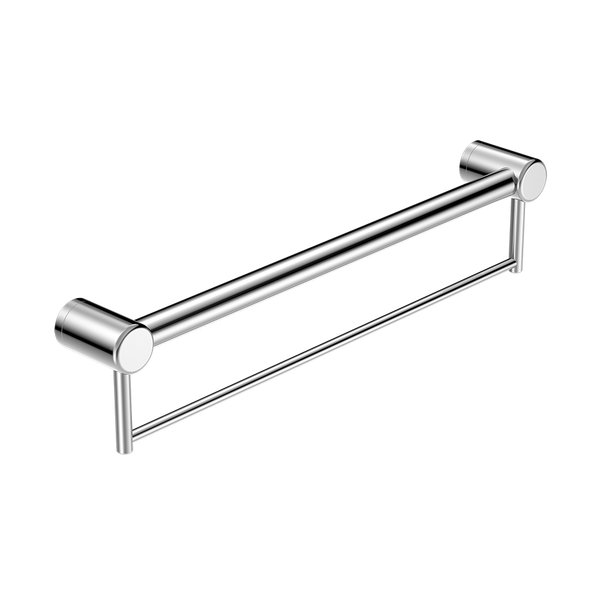 Nero Mecca Care 32mm Grab Rail with Towel Holder 600mm Chrome