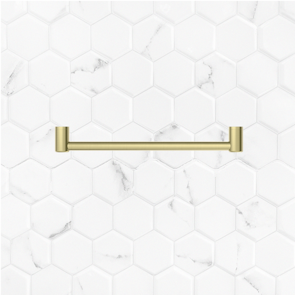 Nero Mecca Care 32mm Grab Rail 600mm Brushed Gold