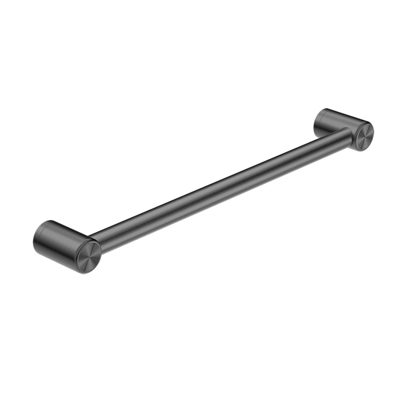 Mecca Care 32mm Grab Rail 600mm Brushed Gunmetal