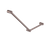 Nero Mecca Care 32mm Ambulant Toilet Grab Rail 45 Degree 750X450mm Brushed Bronze