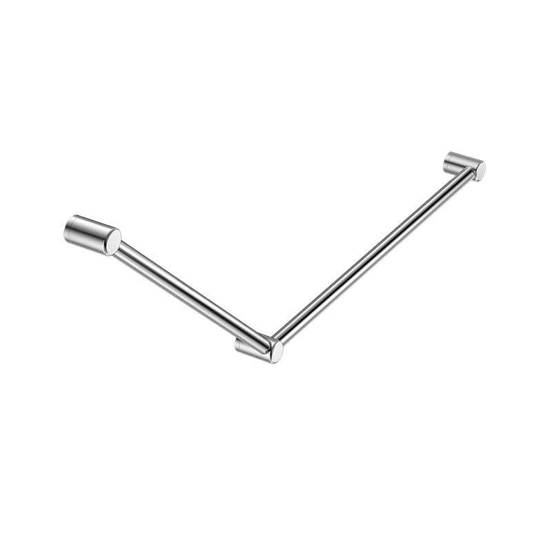 Mecca Care 32mm DDA Grab Rail Set 45 Degree 750x900mm Chrome