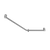 Mecca Care 32mm Ambulant 45 Degree Bent Tube Grab Rail 450x650mm Chrome