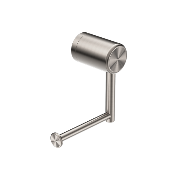 Nero Mecca Care Heavy Duty Toilet Roll Holder Brushed Nickel