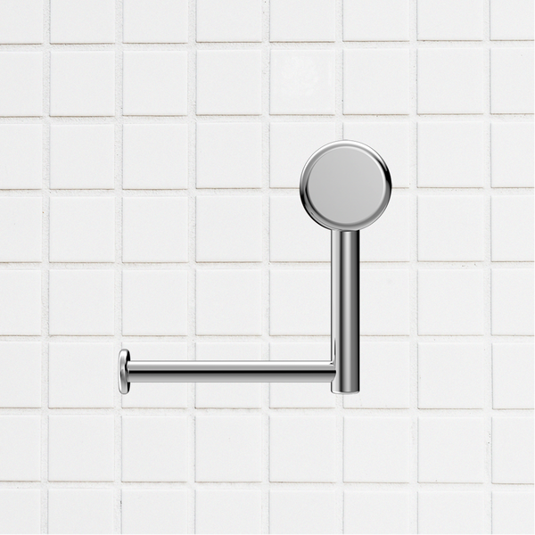 Nero Mecca Care Heavy Duty Toilet Roll Holder Chrome