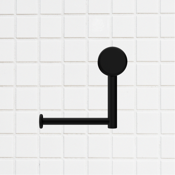 Nero Mecca Care Heavy Duty Toilet Roll Holder Matte Black