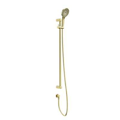 Mecca Care 25mm Grab Rail and Adjustable Shower Rail Set 900mm Brushed Gold