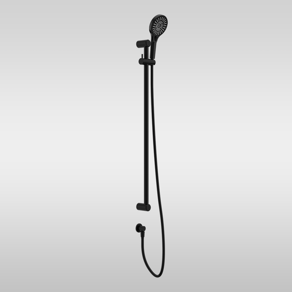 Nero Mecca Care 25mm Grab Rail and Adjustable Shower Rail Set 900mm Matte Black